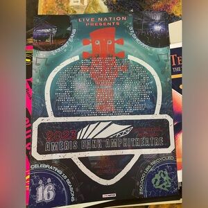 Live Nation Poster 2023 Concert Roster Ameris Amphitheatre Atlanta/ Alpharetta